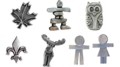 Canadiana motif magnets